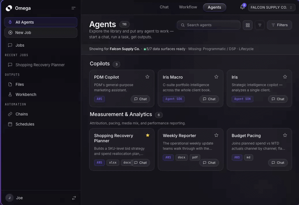 Agents surface